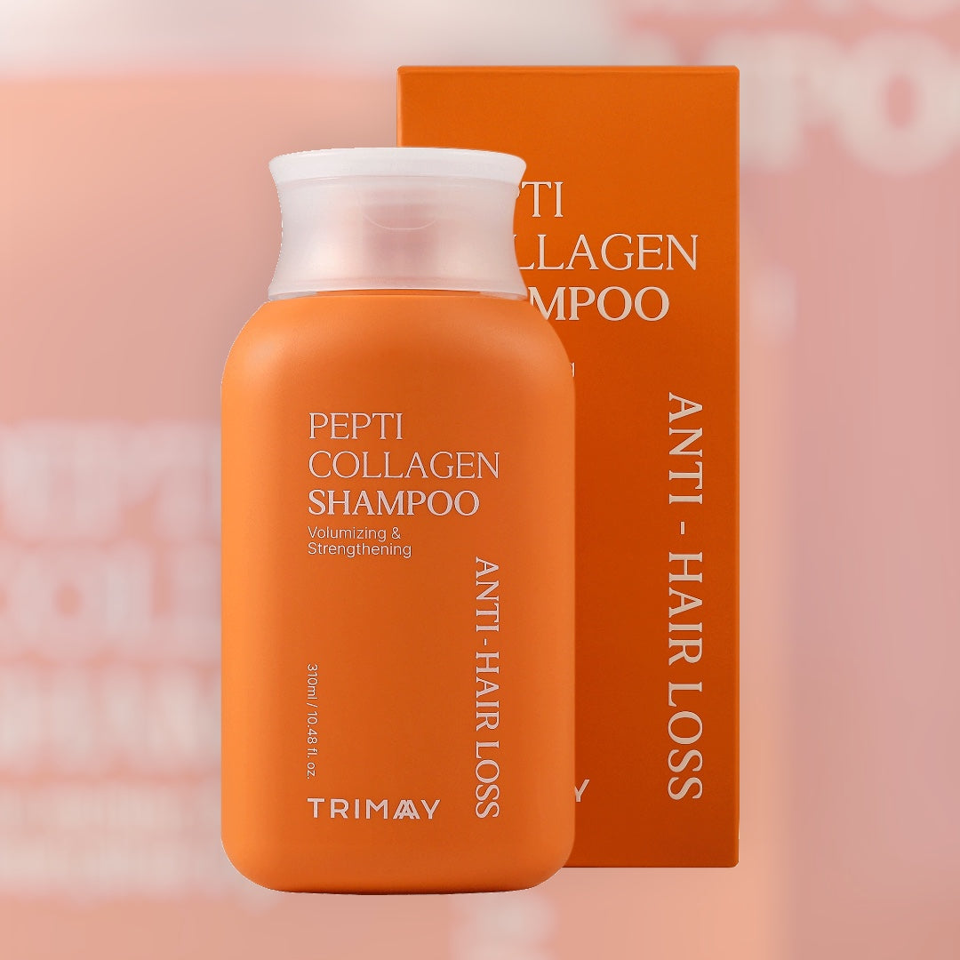 TRIMAY Pepti Collagen Anti-Hair Loss Shampoo – σαμπουάν κατά της τριχόπτωσης με πεπτίδια και κολλαγόνο για ενδυνάμωση και αναδόμηση μαλλιών