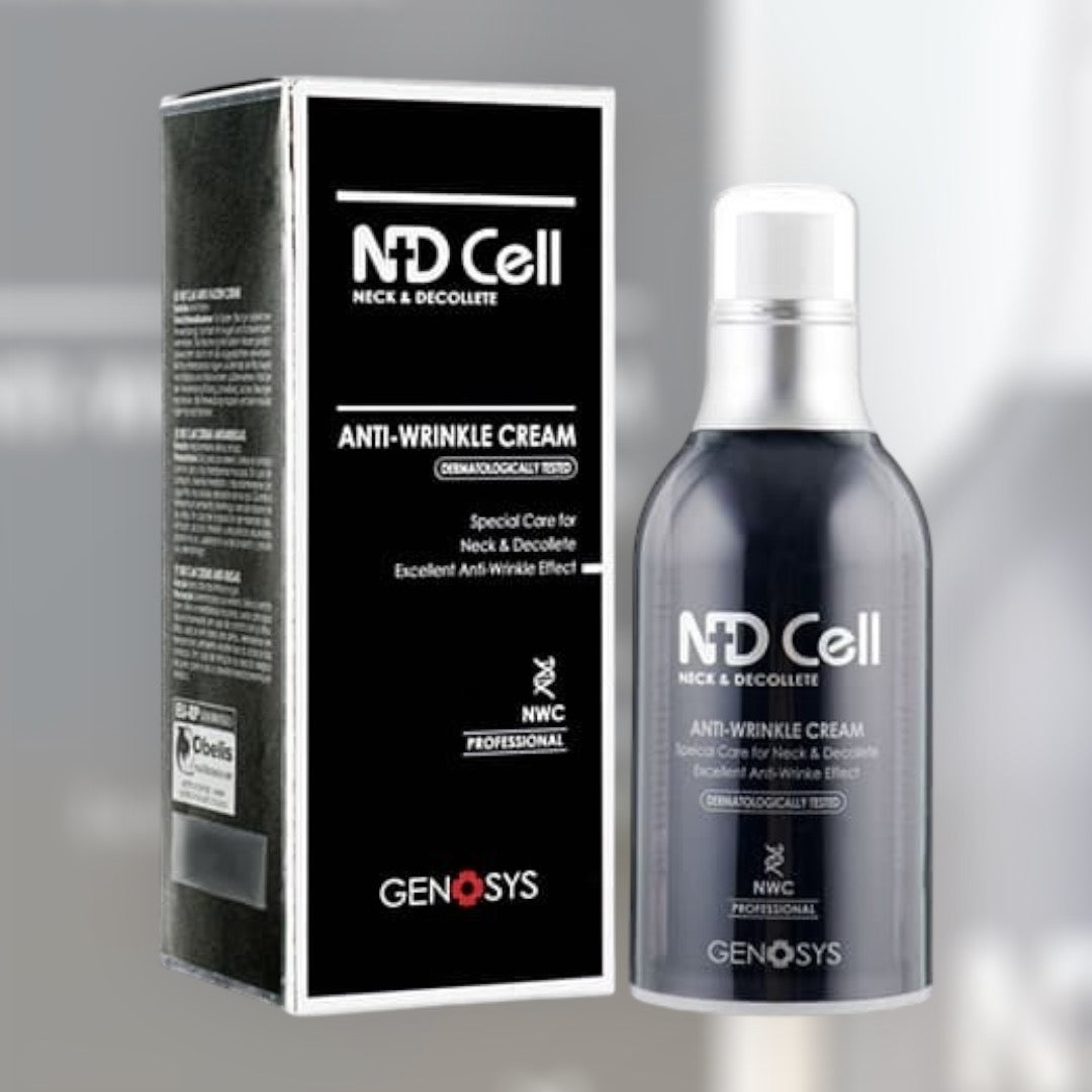 Genosys NDCell Anti-Wrinkle Cream 50ml – Αντιρυτιδική κρέμα ημέρας και νύχτας με πεπτίδια και αυξητικούς παράγοντες για μείωση ρυτίδων και σύσφιξη.