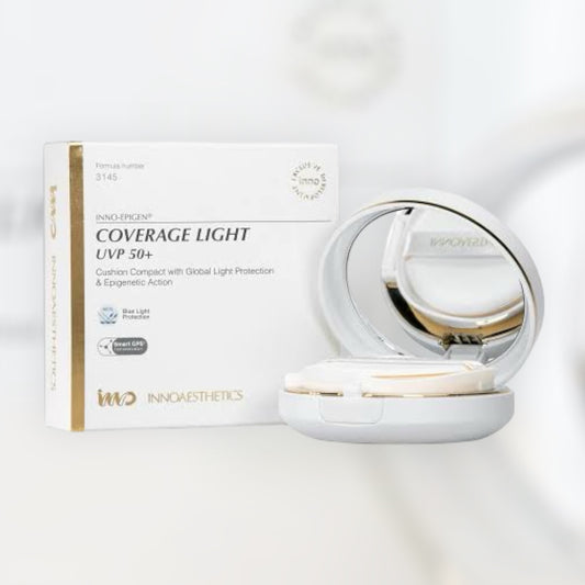Innoaesthetics Epigen Coverage SPF50 12gr – Αντηλιακή Κρέμα με Φυσική Κάλυψη (Light & Medium)