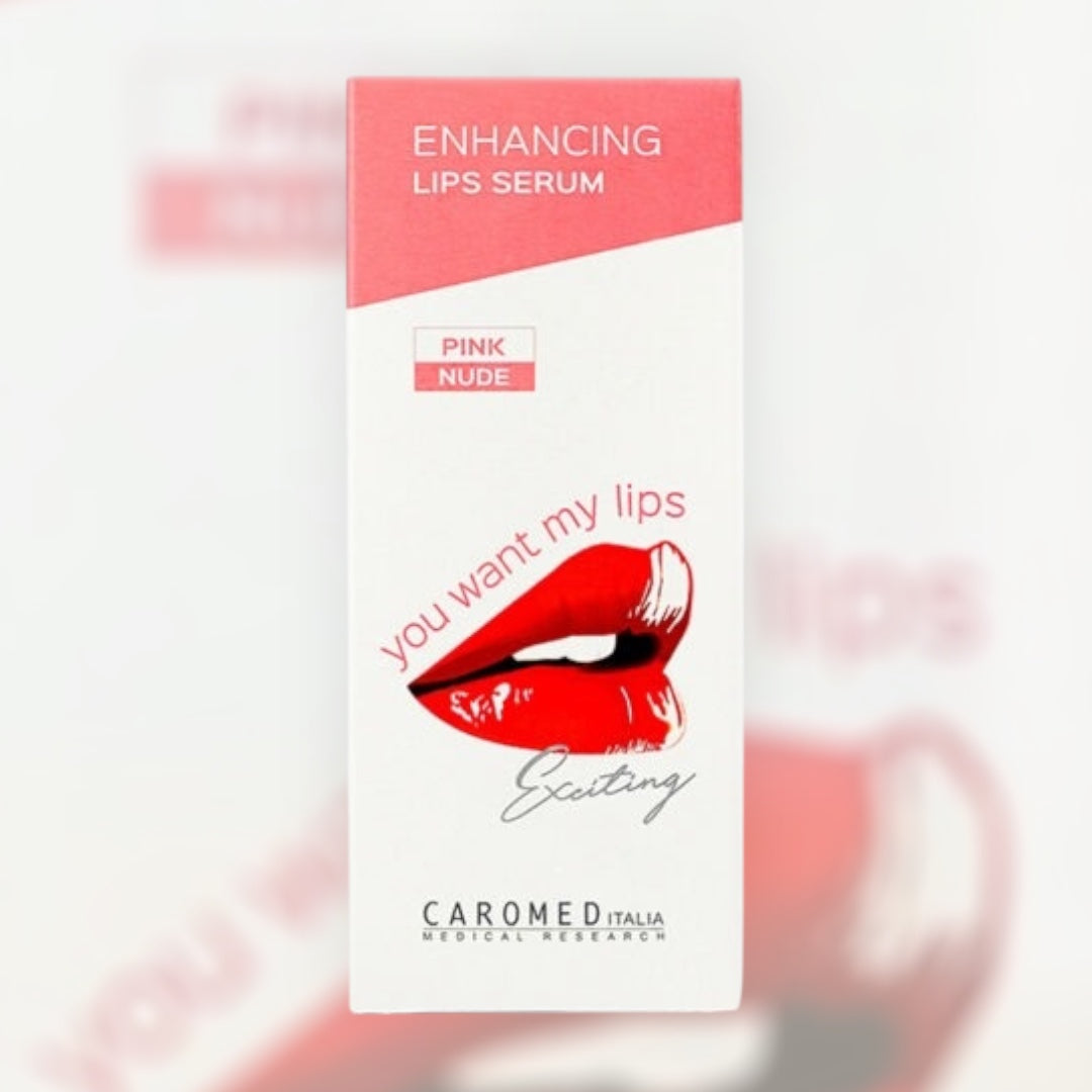 Caromed Italia You Want My Lips Nude – Serum gloss χειλιών με φυσικό όγκο, ενυδάτωση και απαλή nude απόχρωση.