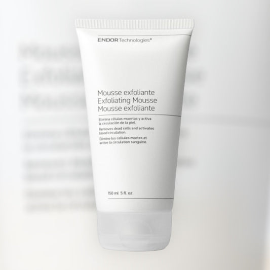 ENDOR Exfoliation Mousse 150ml – Αφρός απολέπισης προσώπου με νανοτεχνολογία για ανανέωση και λάμψη δέρματος, διαθέσιμο στο MEDITHEA
