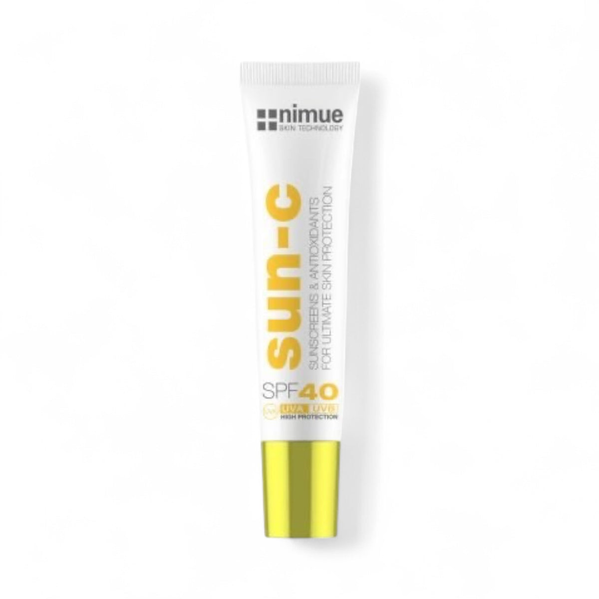 Nimue Sun-C SPF 40 αντηλιακή κρέμα προσώπου 20ml με υψηλή προστασία UVA/UVB