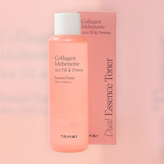 TRIMAY Collagen Idebenone Acti Fill & Firming Toner 200ml – τονωτική λοσιόν με κολλαγόνο και ιδεβενόνη για σύσφιξη και λάμψη