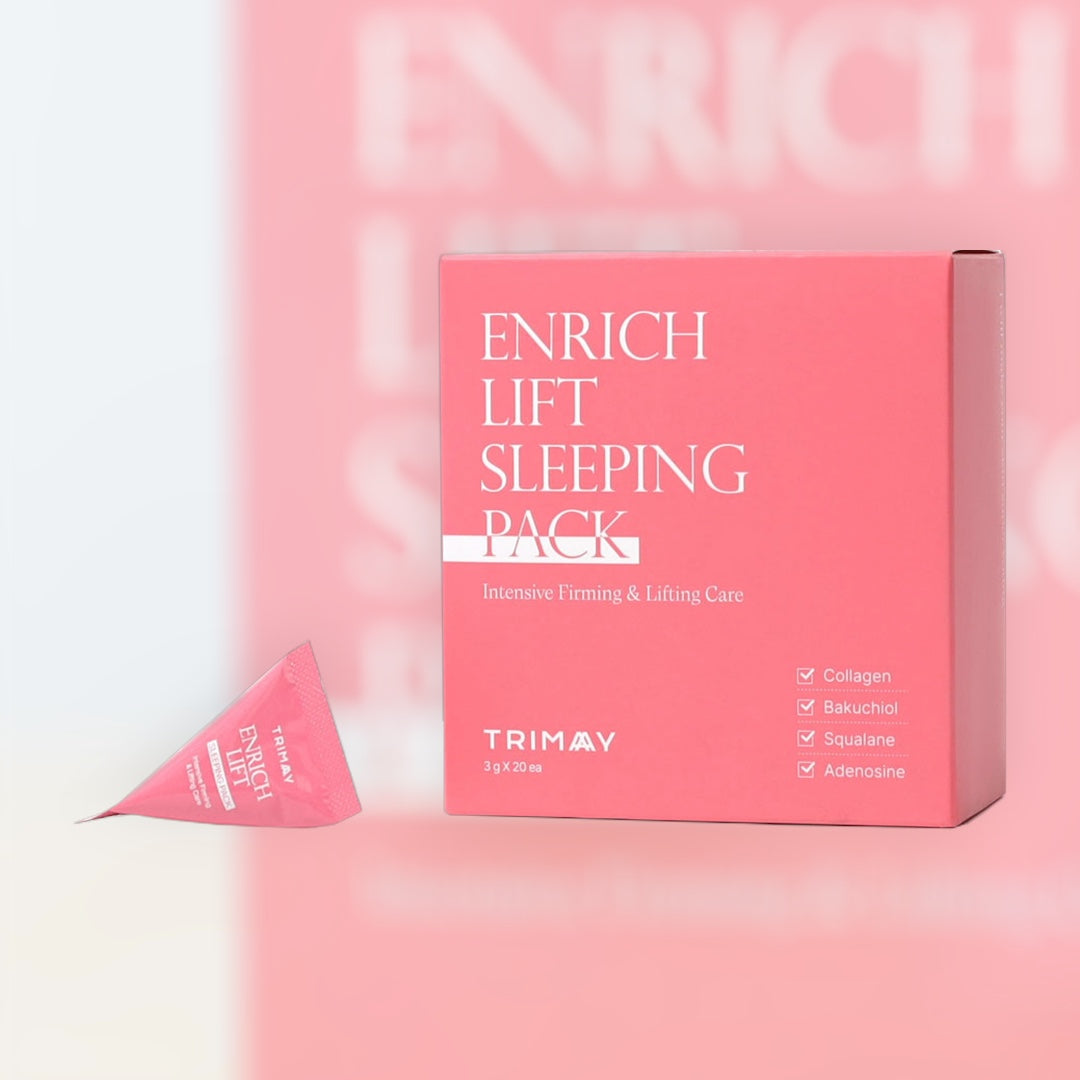 TRIMAY Enrich Lift Sleeping Pack – μάσκα νύχτας σε ατομικές δόσεις για σύσφιξη και βαθιά ενυδάτωση