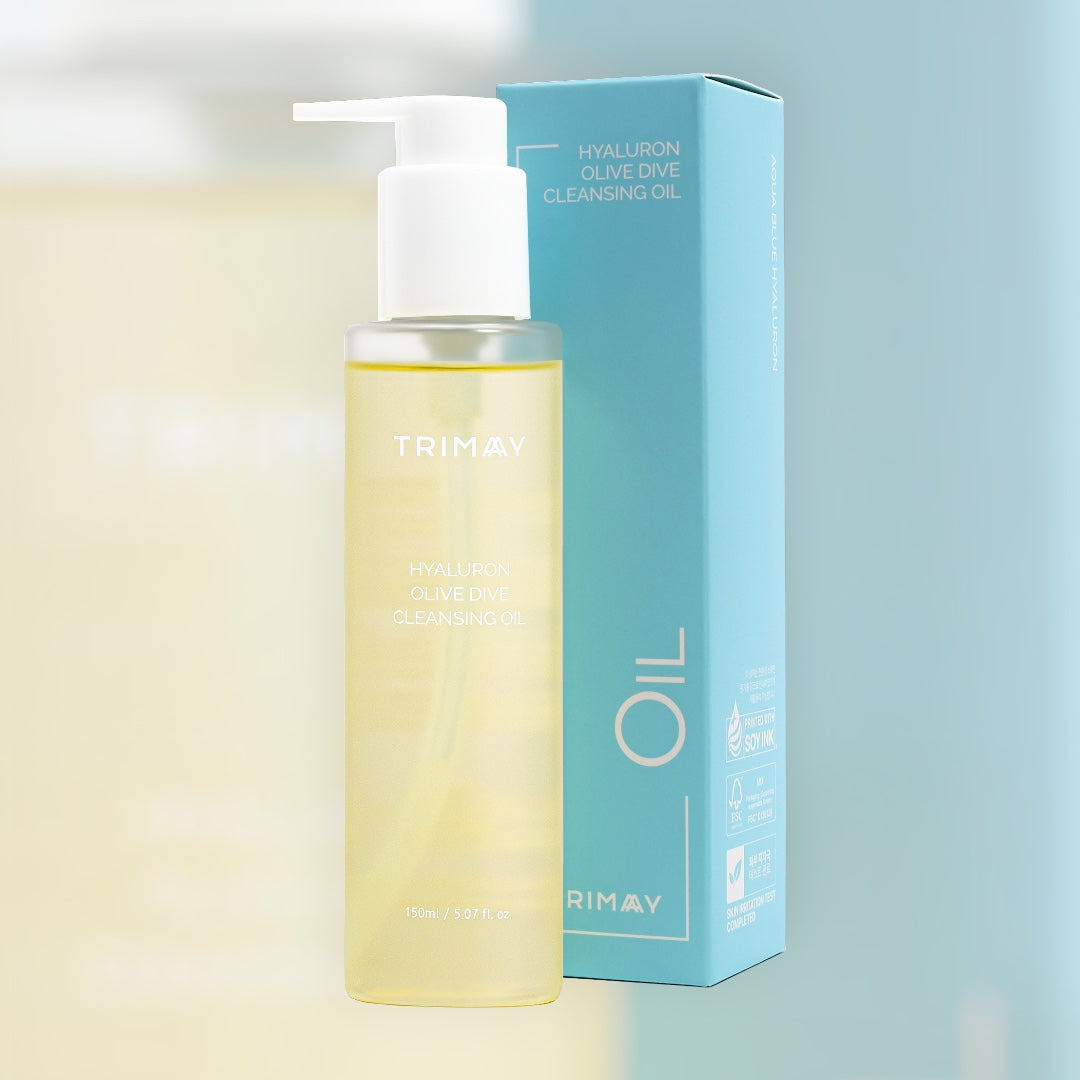 TRIMAY Hyaluron Olive Cleansing Oil 150ml – έλαιο καθαρισμού με υαλουρονικό και ελαιόλαδο για ντεμακιγιάζ και ενυδάτωση
